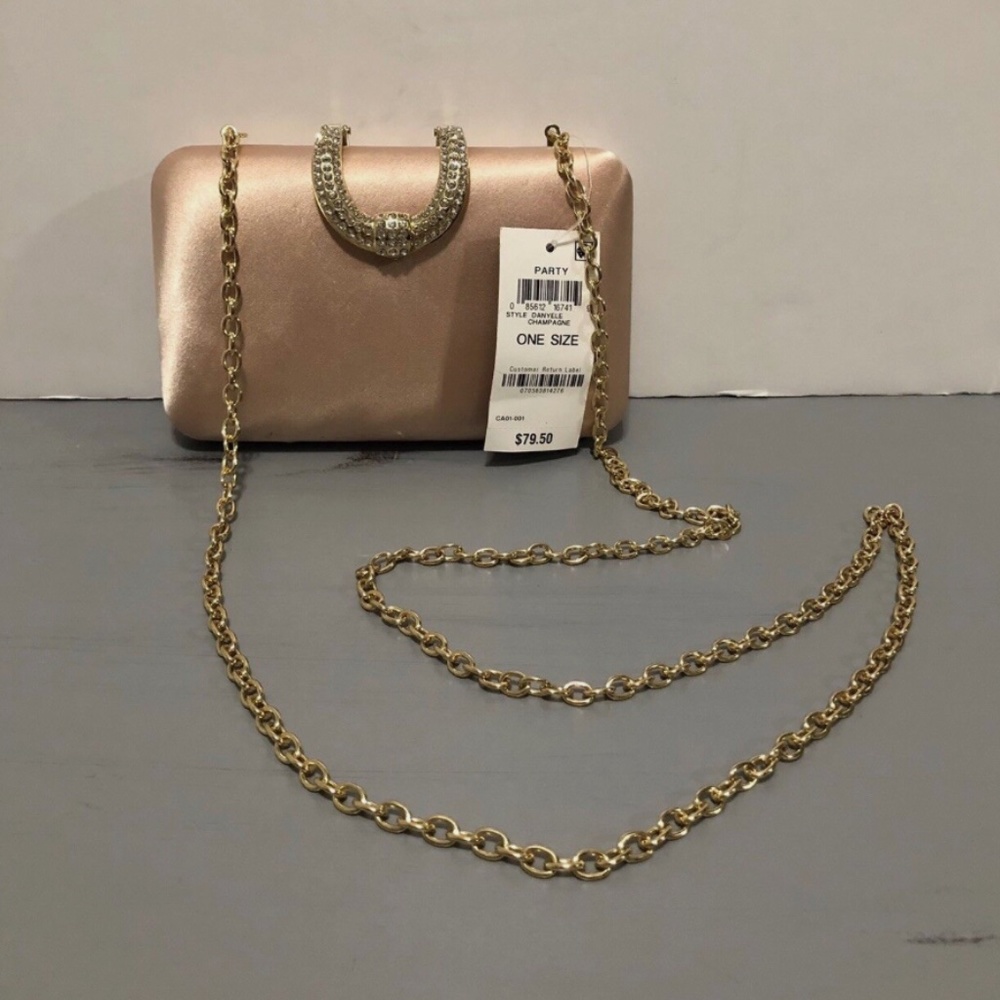 💐INC International Concepts~NWT~Danyelle Satin Party Clutch Purse MSRP $79.50💐 - Picture 2 of 10